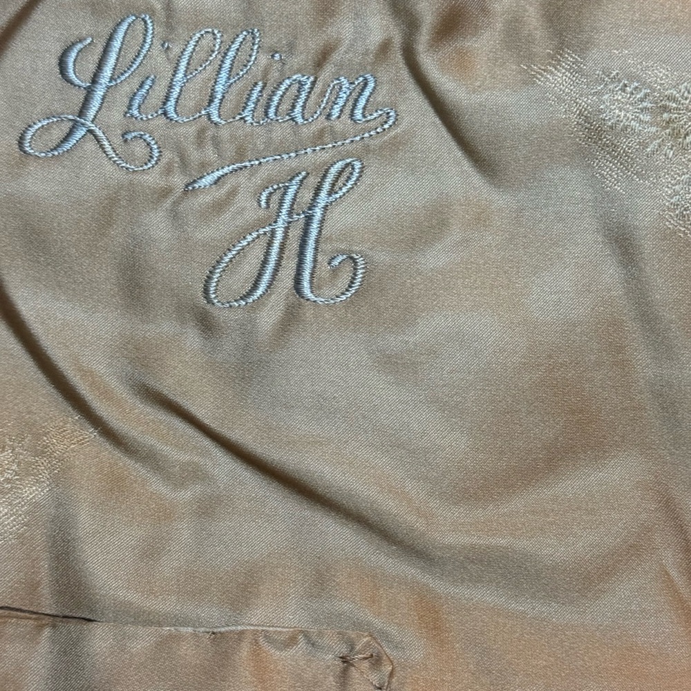 Vintage collared tan/cream real fur stole - Picture 7 of 12